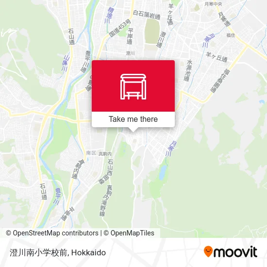 澄川南小学校前 map