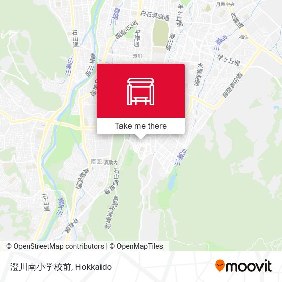澄川南小学校前 map