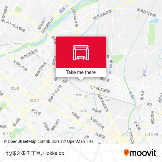 北郷２条７丁目 map