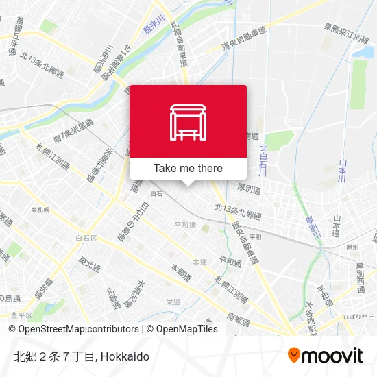 北郷２条７丁目 map