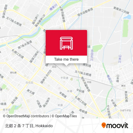 北郷２条７丁目 map