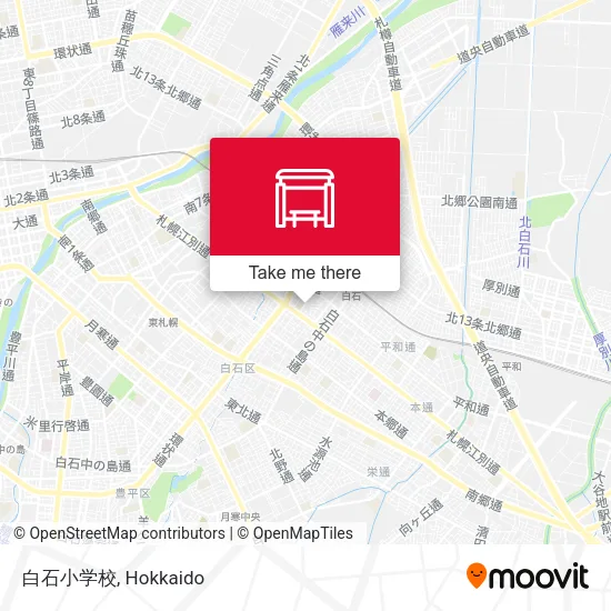 白石小学校 map