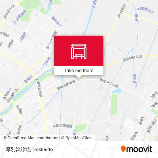 厚別幹線通 map