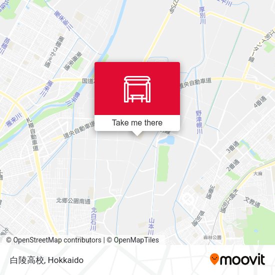 白陵高校 map