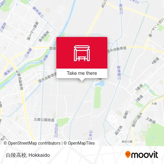 白陵高校 map