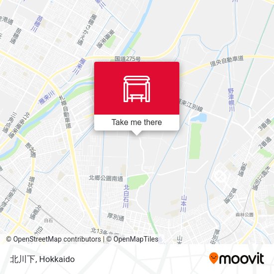 北川下 map