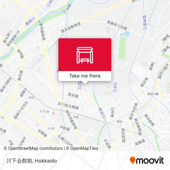 川下会館前 map