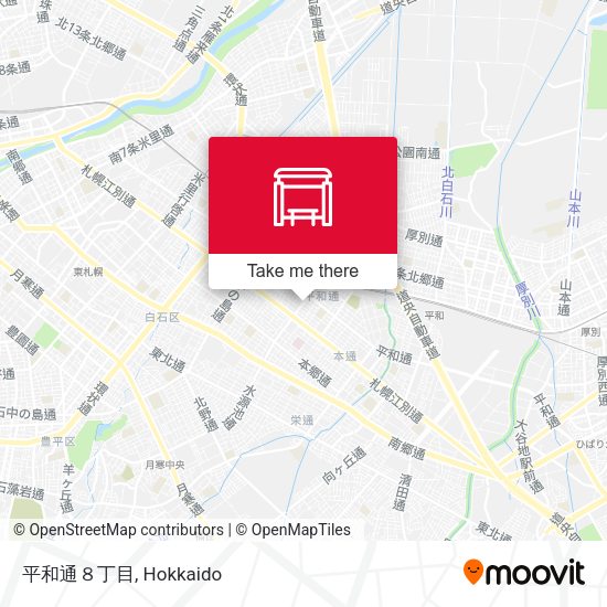 平和通８丁目 map