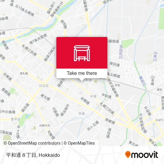 平和通８丁目 map