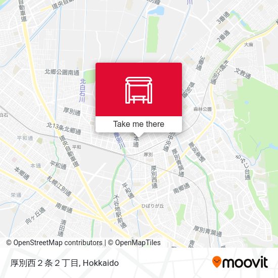 厚別西２条２丁目 map