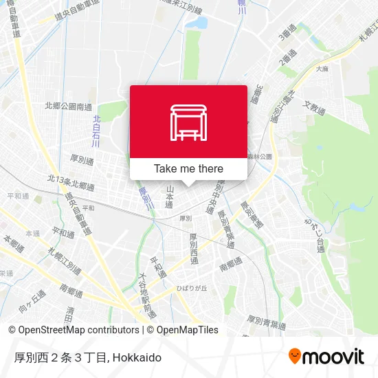 厚別西２条３丁目 map
