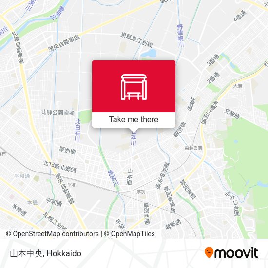 山本中央 map