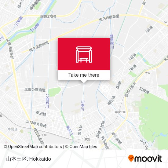 山本三区 map