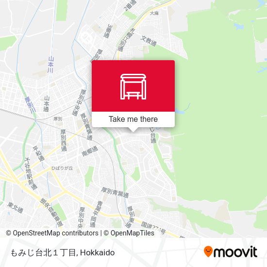 もみじ台北１丁目 map