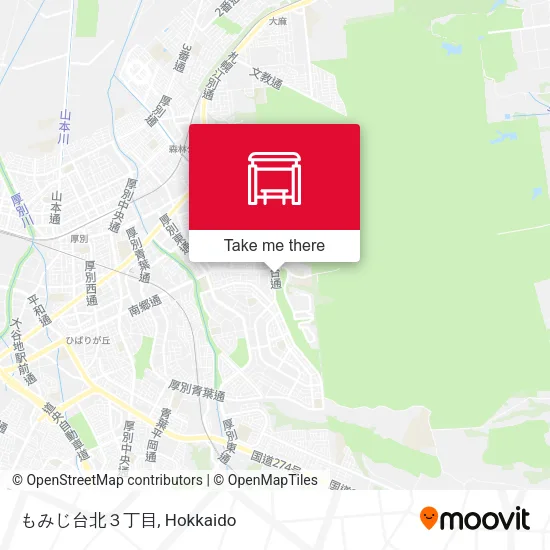 もみじ台北３丁目 map