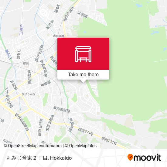 もみじ台東２丁目 map