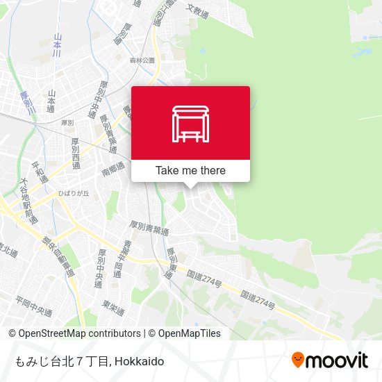もみじ台北７丁目 map