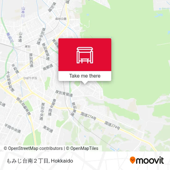 もみじ台南２丁目 map