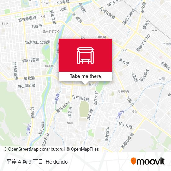 平岸４条９丁目 map