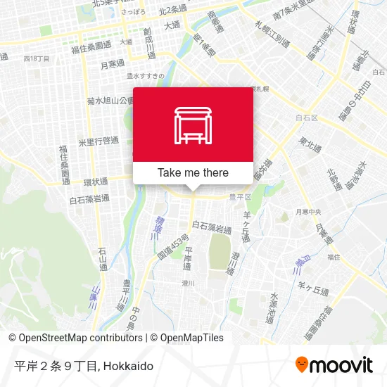 平岸２条９丁目 map