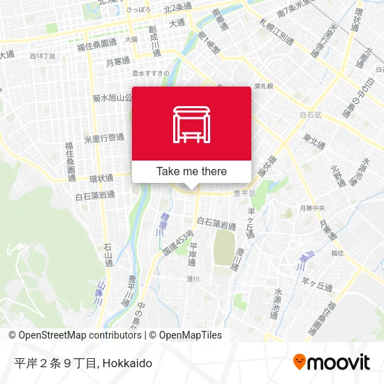 平岸２条９丁目 map
