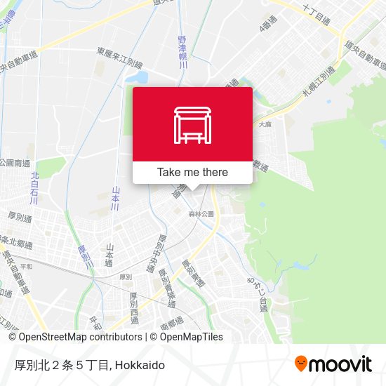 厚別北２条５丁目 map