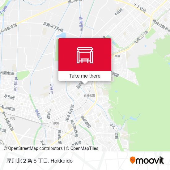 厚別北２条５丁目 map