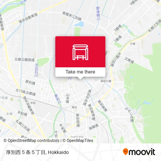 厚別西５条５丁目 map