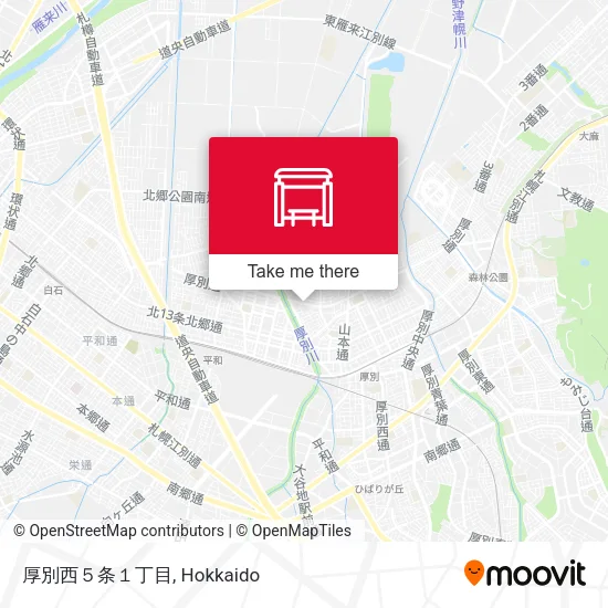 厚別西５条１丁目 map