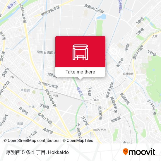 厚別西５条１丁目 map