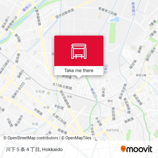 川下５条４丁目 map