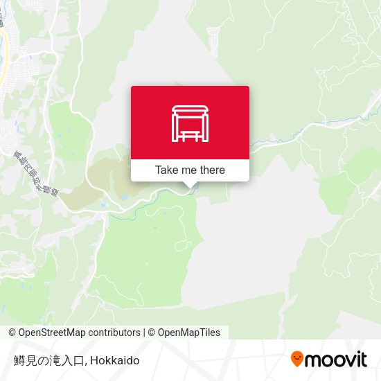鱒見の滝入口 map