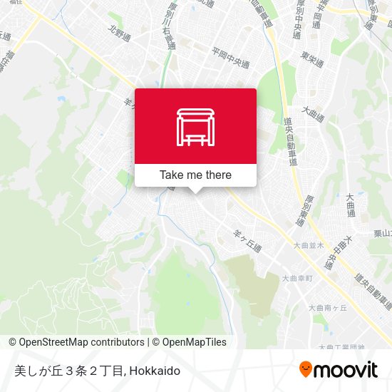美しが丘３条２丁目 map