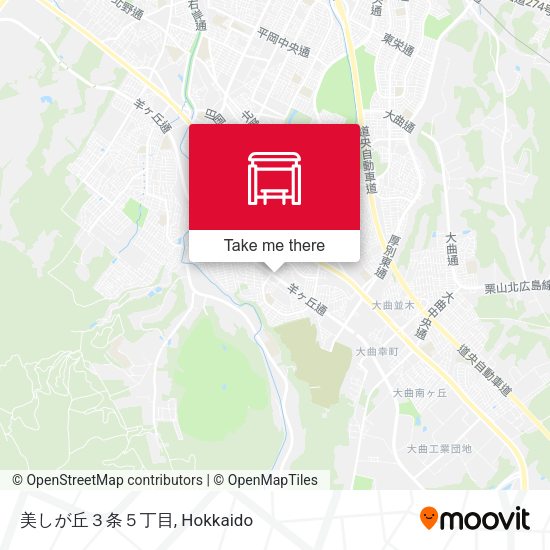 美しが丘３条５丁目 map