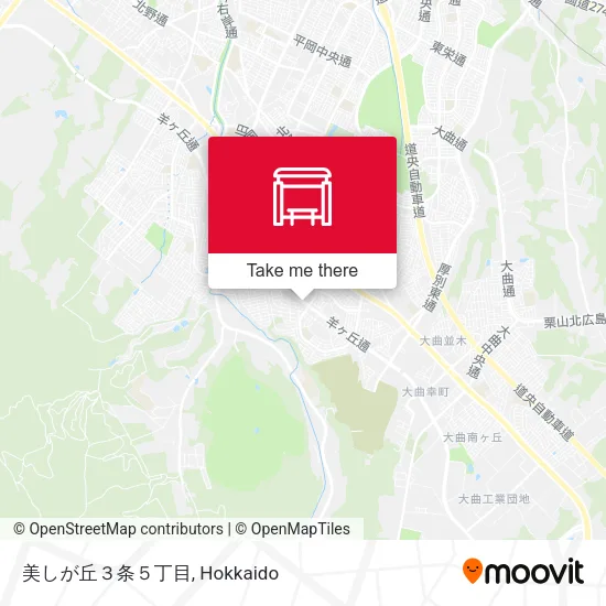 美しが丘３条５丁目 map
