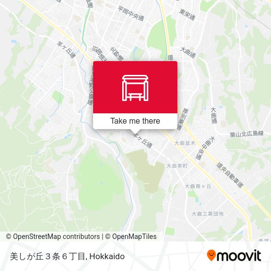 美しが丘３条６丁目 map