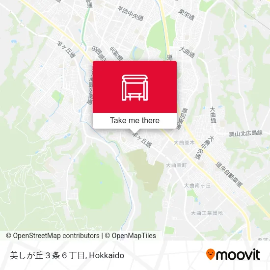 美しが丘３条６丁目 map