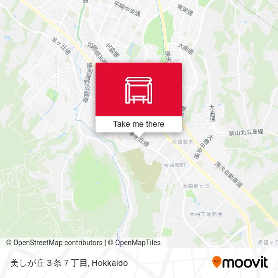 美しが丘３条７丁目 map