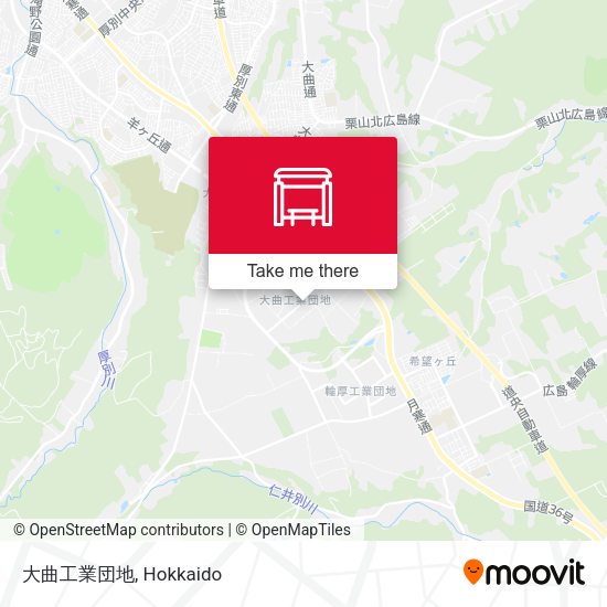 大曲工業団地 map