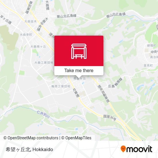 希望ヶ丘北 map