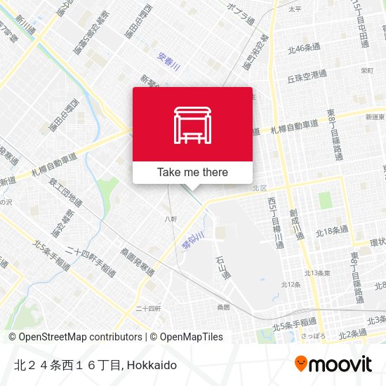 北２４条西１６丁目 map