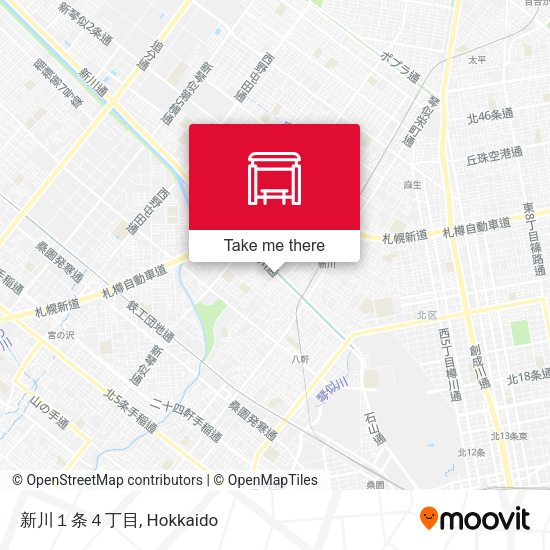 新川１条４丁目 map