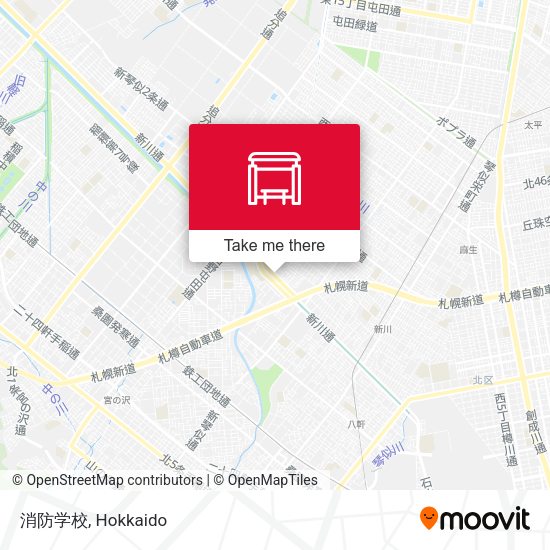 消防学校 map