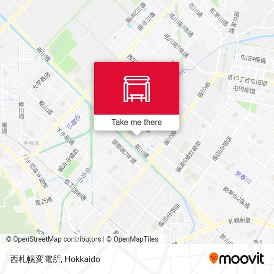 西札幌変電所 map