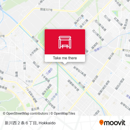 新川西２条６丁目 map