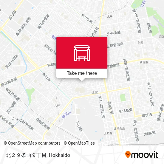 北２９条西９丁目 map
