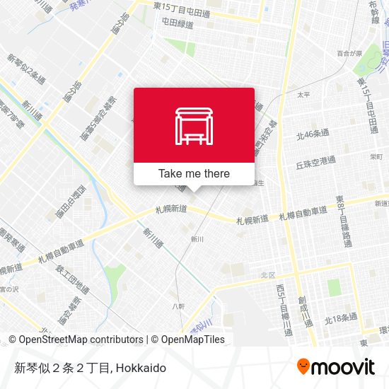 新琴似２条２丁目 map