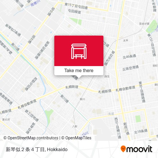新琴似２条４丁目 map