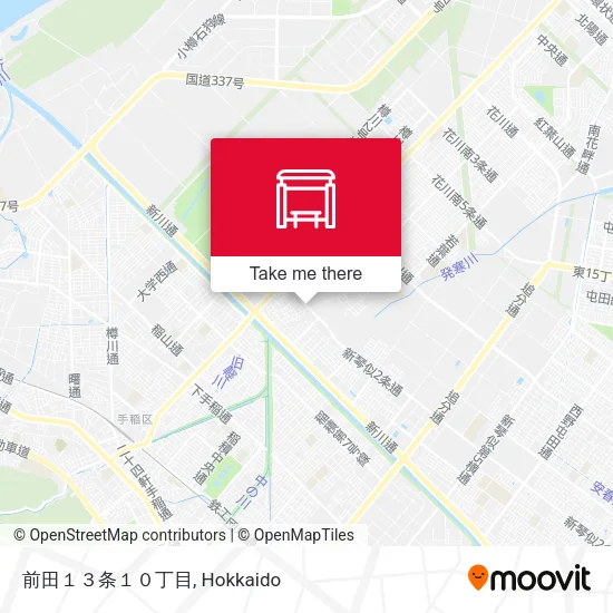 前田１３条１０丁目 map