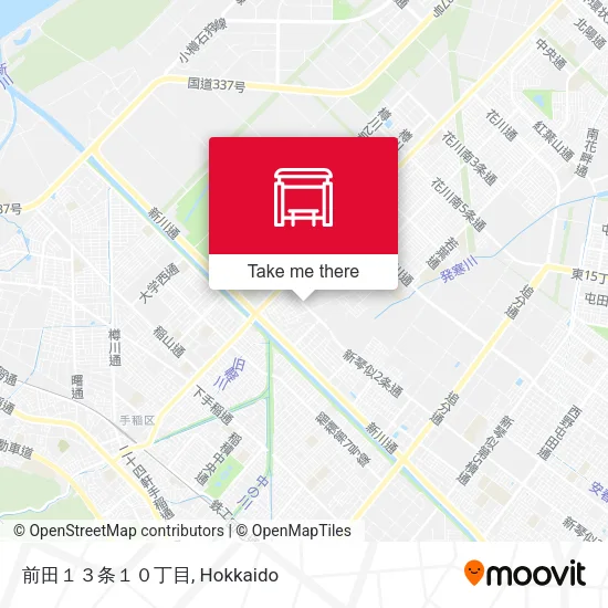 前田１３条１０丁目 map